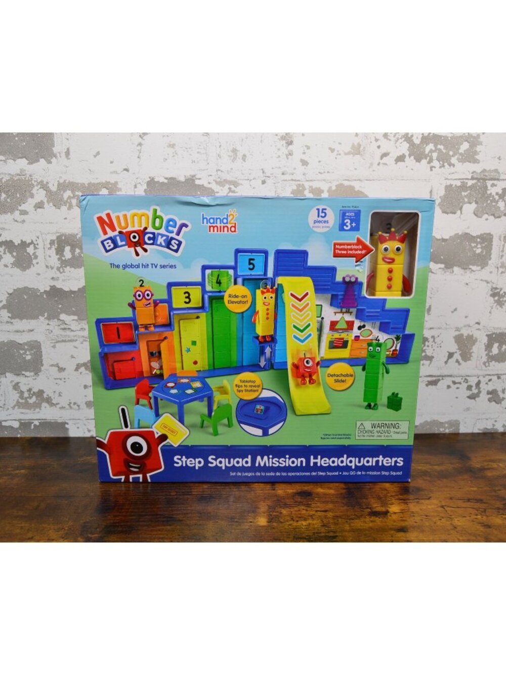 Numberblocks Step Squad Mission Headquarters Play set With 15 Pieces